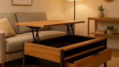 DIY Τραπέζι Σαλονιού: Κατασκευή που Εξοικονομεί Χώρο με Στυλ
