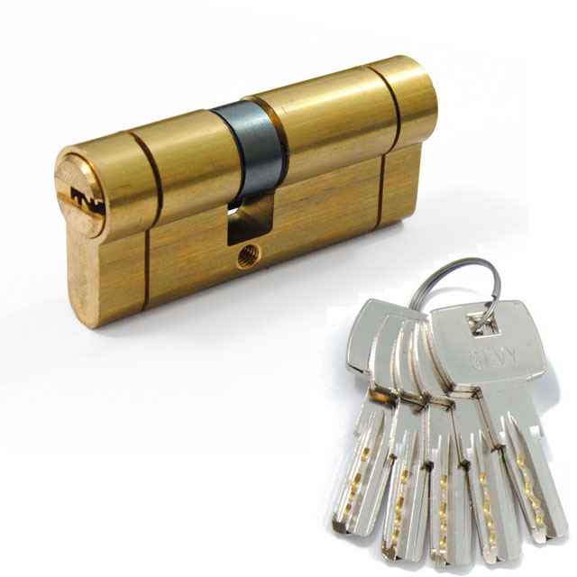 BREAK SECURE HIGH SECURITY CYLINDER 60 (27-33) / MAT GOLD