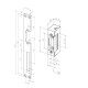 ELECTRIC ANGULAR CONTRAST EFFEFF E7E WITH SWITCH / PLATE EFFEFF ELECTRIC STRIKES