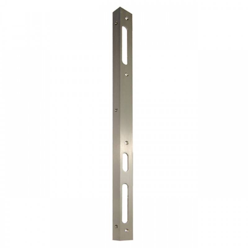 BRASS MAT NICKEL DOUBLE LEFT ANGULAR CONTRAST 50 