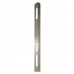 BRASS MAT NICKEL DOUBLE RIGHT ANGULAR CONTRAST 50 