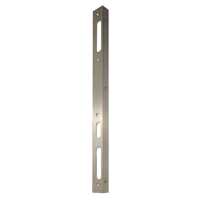 BRASS MAT NICKEL DOUBLE RIGHT ANGULAR CONTRAST 50 