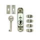 SMALL SIMPLE ESPAGNOLETTE / GALVANIZED SIMPLE FURNITURE ESPAGNOLETTE LOCKS