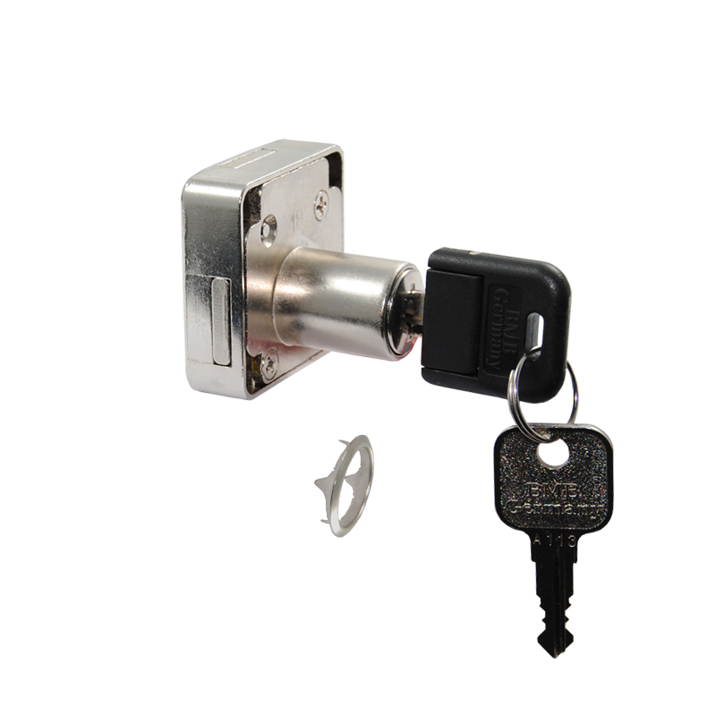 FURNITURE LOCK FOR DOUBLE DOORS D.18x22mm / BODY OFFICE LOCKS SYSTEM MASTER KEY
