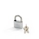 PADLOCK SHACKLE 40mm AMIG CHROME