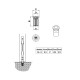 GROUND PLUG FOR BARREL LATCH LOCK / SMALL