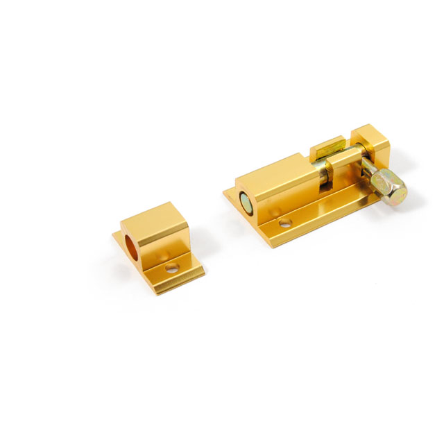 ALUMINIUM BARREL BOLT 500 / GOLD