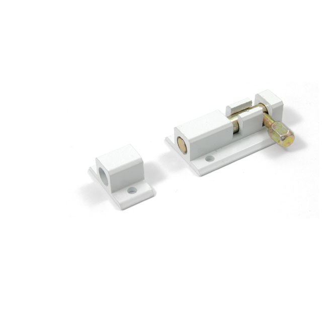 ALUMINIUM BARREL BOLT 500 / WHITE