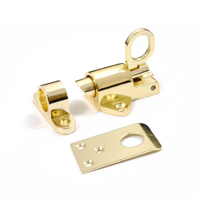 AIRPLANE BARREL BOLT WITH SPRING GOLD