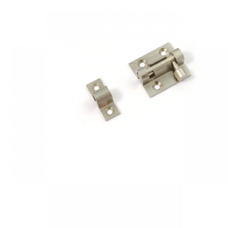 BRASS BARREL BOLT / MAT NICKEL BARREL BOLTS
