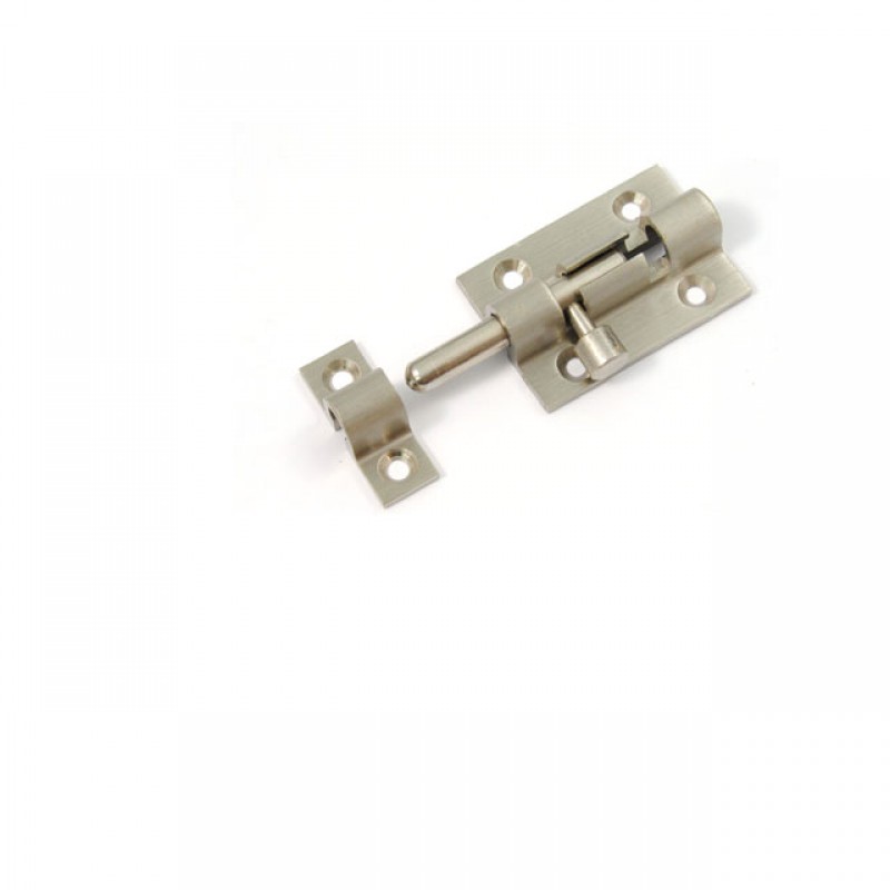 BRASS BARREL BOLT / MAT NICKEL BARREL BOLTS
