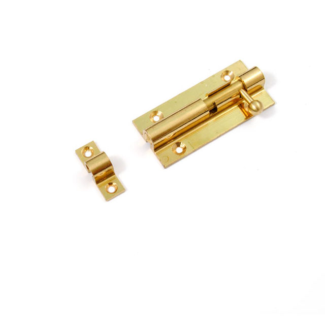 BRASS BARREL BOLT / GOLD