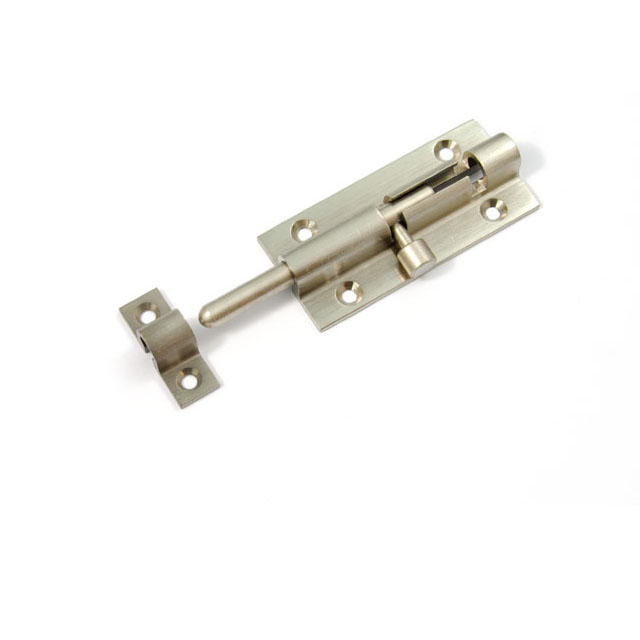 BRASS BARREL BOLT / MAT NICKEL