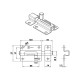 BARREL BOLT INOX 800 / MAT INOX