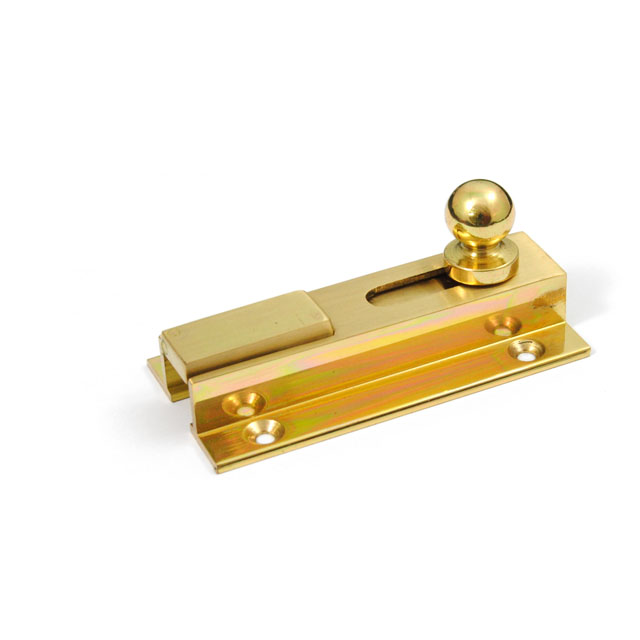 HEAVY DUTY BRASS BARREL BOLT / MAT GOLD 80