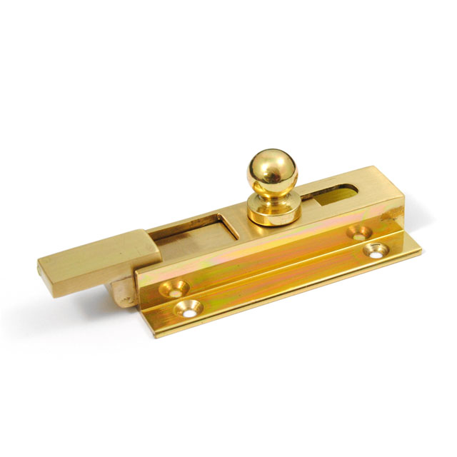 HEAVY DUTY BRASS BARREL BOLT / MAT GOLD 80