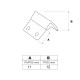 L SHAPED MIRROR FASTENING 17x12 MIRROR FASTENING