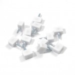 SCREW-IN SHELF SUPPORT / WHITE