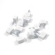 SCREW-IN SHELF SUPPORT / WHITE SHELF SUPPORTS