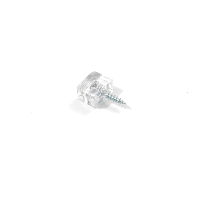 SCREW-IN SHELF SUPPORT / TRANSPARENT