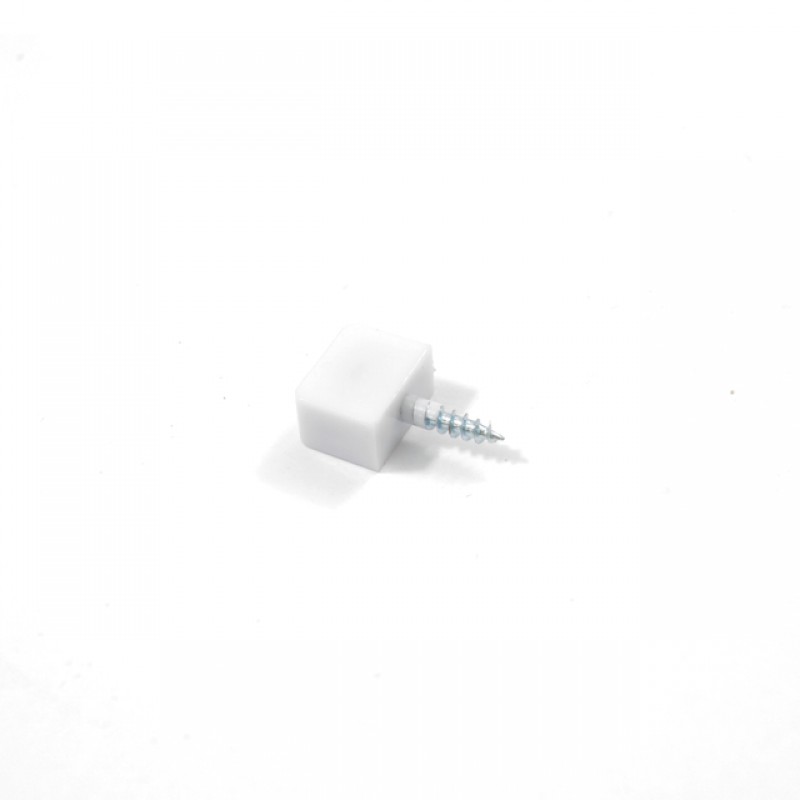 SCREW-IN SHELF SUPPORT / WHITE SHELF SUPPORTS