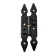 DECORATIVE MIDDLE HINGE / LEFT ANTIQUE DECORATIVE  T-HINGES