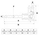 DECORATIVE T-HINGE / RIGHT PAIR ANTIQUE DECORATIVE  T-HINGES