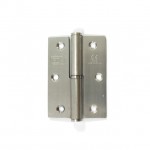 LIFT-OFF HINGE STAINLESS STEEL SQUARE 65x90 mm / LEFT