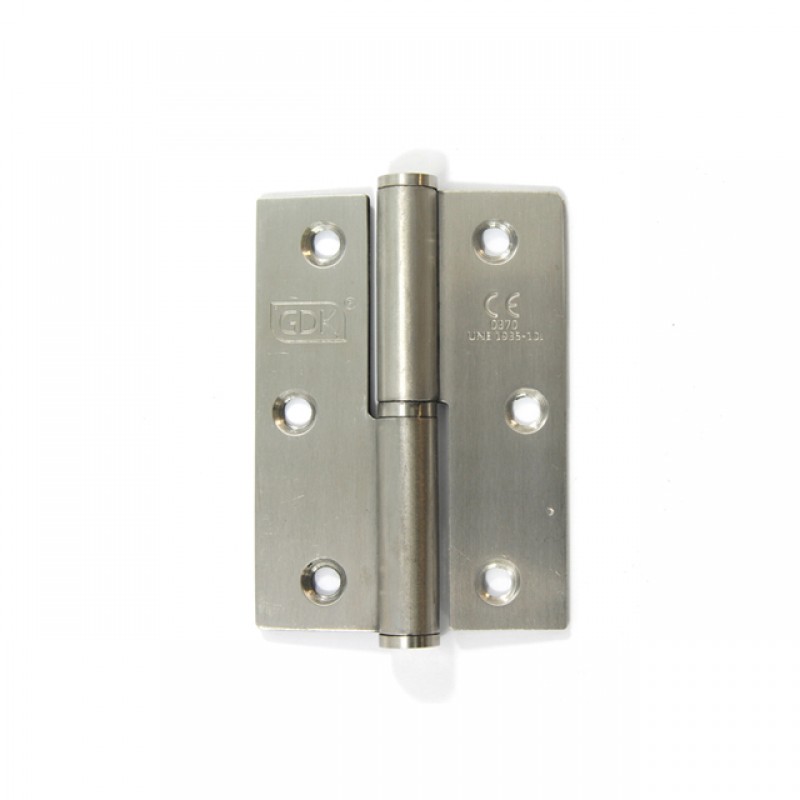 LIFT-OFF HINGE STAINLESS STEEL SQUARE 65x90 mm / LEFT