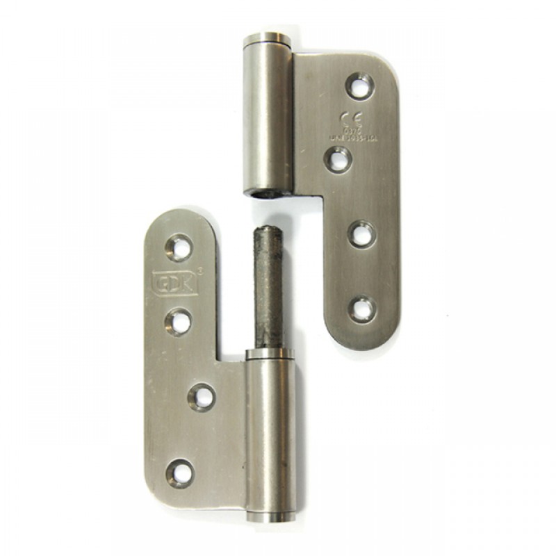 LIFT-OFF HINGE STAINLESS STEEL 86x100 mm / LEFT