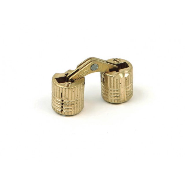 HIDDEN BARREL HINGE  D.12 mm / MATT GOLD
