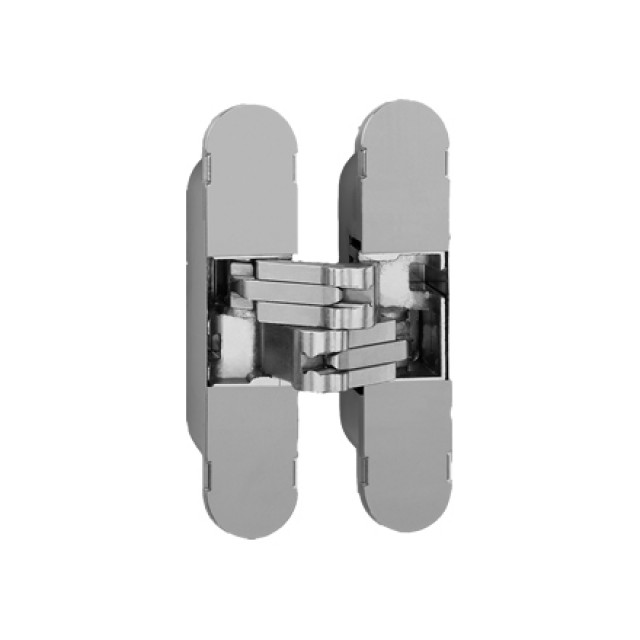 3D ADJUSTABLE CONCEALED DOOR HINGE 100x22 / NICKEL
