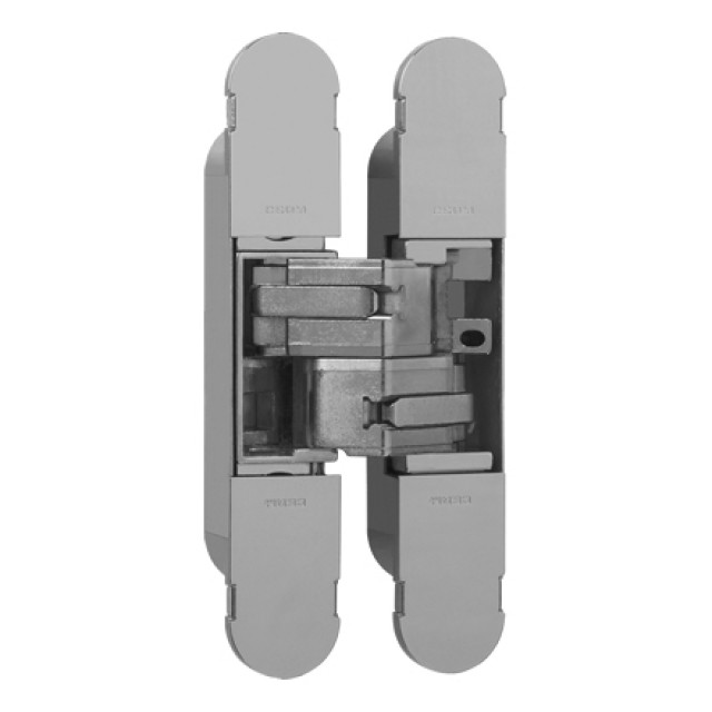 3D ADJUSTABLE CONCEALED DOOR HINGE 134x24 / NICKEL