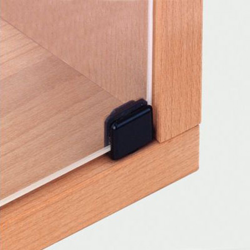GLASS PIVOT HINGE 20mm / MAT NICKEL