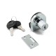 GLASS DOOR LOCK / WITHOUT HOLE / SINGLE LEAF DOOR GLASS HINGED CLIP-ON WITHOUT HOLE IN THE GLASS