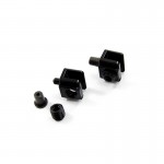 GLASS PIVOT HINGE 20mm / MAT BLACK