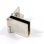GLASS HINGE - ZAMAK NIKEL