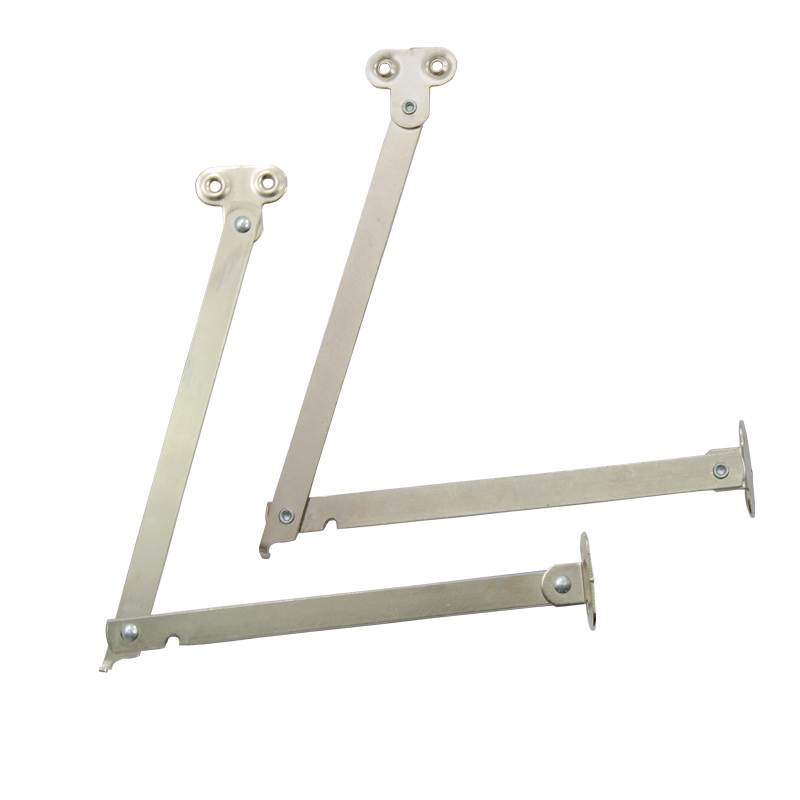 NICKEL LID STAY (PAIR) MECHANICAL LIFTING HINGES