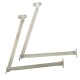 NICKEL LID STAY (PAIR) MECHANICAL LIFTING HINGES