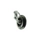 CASTER WHEEL CL TRANSPARENT RUBBER / D.80 DÉCOR SERIES / 20-60Kg