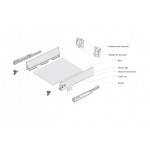 METAL BOX SOFT CLOSING DRAWER - HEIGHT 13