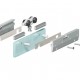 GLASS DOOR WITH HOLES ACCESSORIES 1499