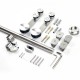 D.25 STAINLESS STEEL MODERN GLASS DOOR RAIL 200cm  BARN DOOR AND HARDWARE
