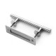 STAINLESS STEEL SLIDING BARN DOOR HANDLE SET BARN DOOR AND HARDWARE
