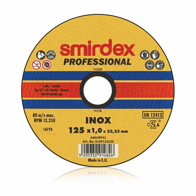 914 INOX PROF. CUTTING WHEELS D.11,5