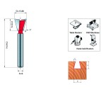 DOVE TAIL BITS D.8 / 15.88x22.2mm