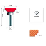 TOP BEARING OGEE AND COVE MOULDING BIT D.8 / 38x12.5mm