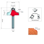 OGEE FILLET BITS D.8 /  31.75x12.2mm