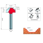 COVE AND BEAD GROOVE BITS CHUCK D.8 / 25.4x12.7mm