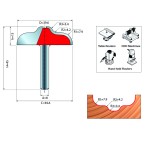 COVE AND BEAD GROOVE BITS D.8 / 39.6x13mm